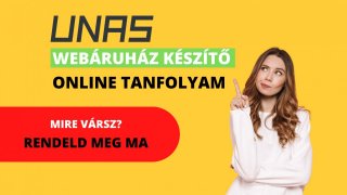 UNAS webáruház készítő tanfolyam