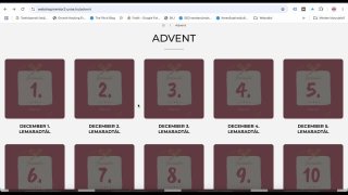 Adventi naptár készítése UNAS webshopban