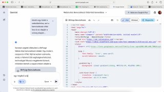 Bemutatkozó oldal létrehozása