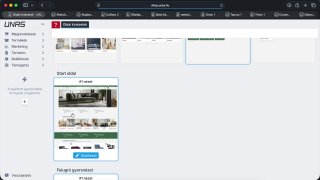 Főoldali elemek sorrendjének változtatása