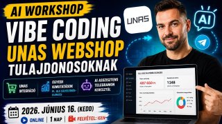 AI Workshop – Vibe Coding Unas Webshop tulajoknak