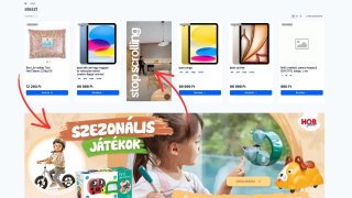 Bannerek a kategórialistában